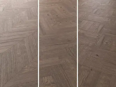  Parquet Oak Missisippi Wild Wood set 4 3D model