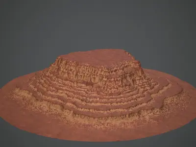 CANYON ROCK 2 PBR Lowpoly Low-poly 3D model