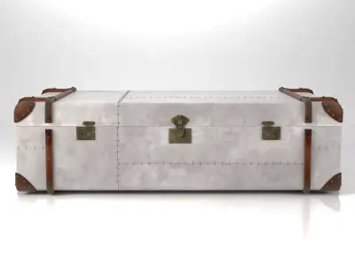 Metal Trunk Table 3D model