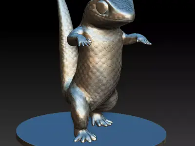 LIZARD GECKO 3d model Hi Poly model 3D print model