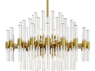 Luxxu Waterfall Round suspension Low-poly 3D model