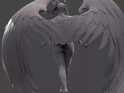 Beautiful Angel 3  3D model