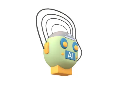 AI Hallucination Icon V1 003 Low-poly 3D model