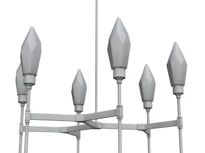 ROCK chandelier 3D model purchase