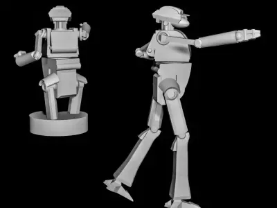 Tacticool Robot Strategists 3D print model