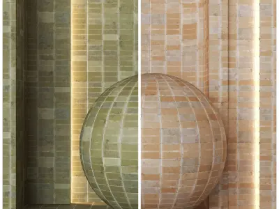 4K Equipe Raku Ceramics Tile Textures  - 12 Colors - Premium  Texture