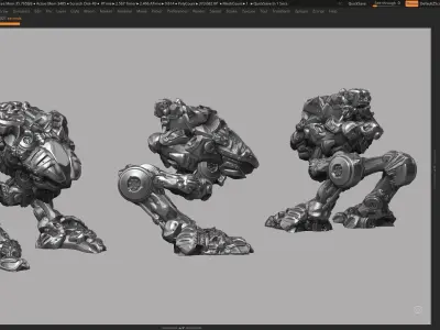 robot battle a06 3d print model 3D print model