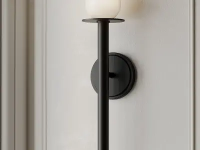 LUMINAIRE MURAL NODES KW1011BBS Wall Sconce 3D model