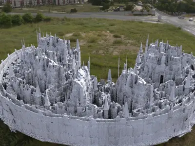 Minas Tirith city level 3D model 3D model