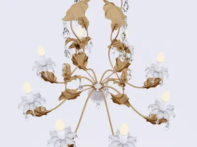 Ferroluce Lampardi 2288 chandelier 3D model