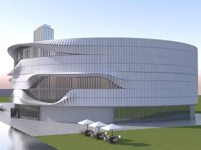 Building 02 3D model