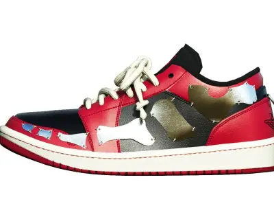 DINO 2 Air Jordan 1 RAZOR LOW Shoes PBR  Low-poly 3D model