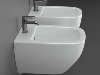 Volle Orlando Bidet 3D model