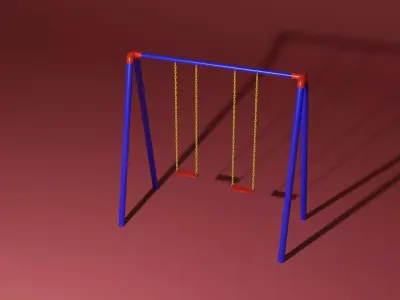 Playground Swing 3D model