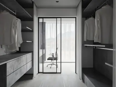 Modern apartment interior design 3d model 3D model