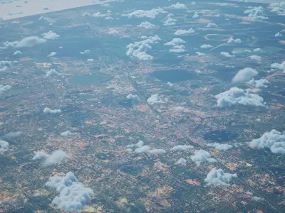 Daqing China City Landscape 3D Model 3D model