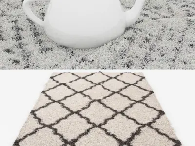 Rugs No 740 Low-poly 3D model