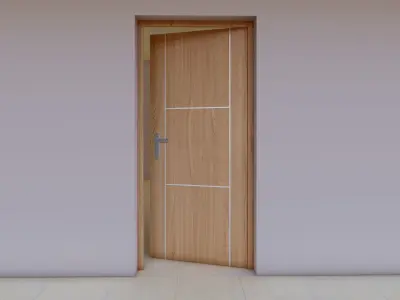 Doors Family Low-poly 3D model