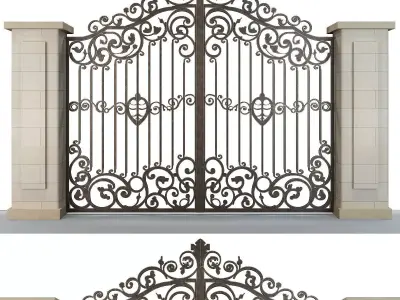 Iron Gate set 03 3D model