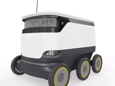 Delivery Robot Starship 3D model