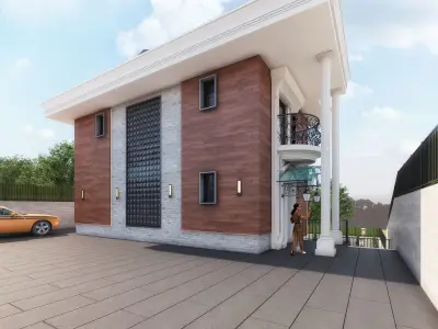 Villa Exterior 3D model