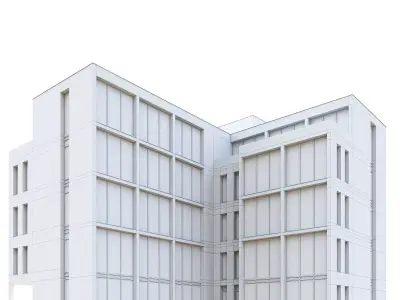 Building 03 Low-poly 3D model buy