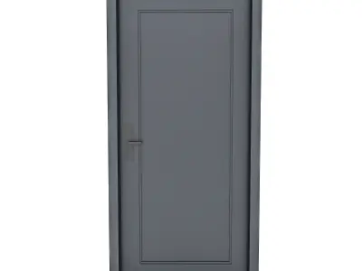 3D modern door design 06 Low-poly 3D model purchase