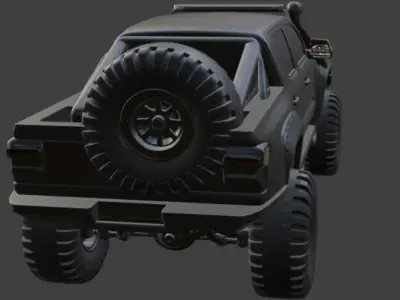Monster Truck 3D Model 3D model