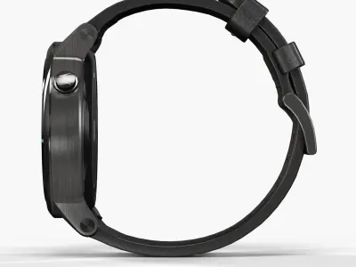 Motorola Moto 360 2nd Generation 42mm smartwatch Low-poly 3D model