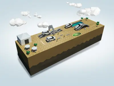 land rover  conception 3D model