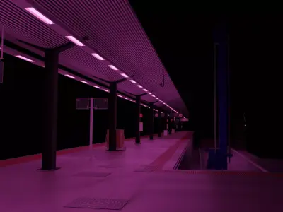 Train Station Free 3D model