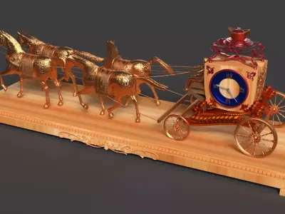 Chinese Ancient Carriage  3D model