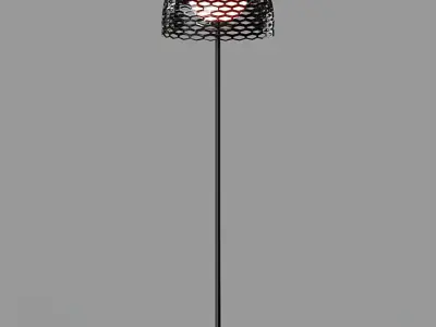 T6223 Cage Floor Lamp 3D Model 3D model