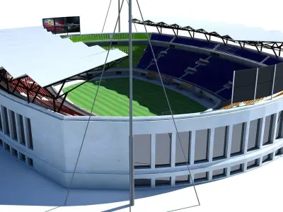 Football Stadium  3D model