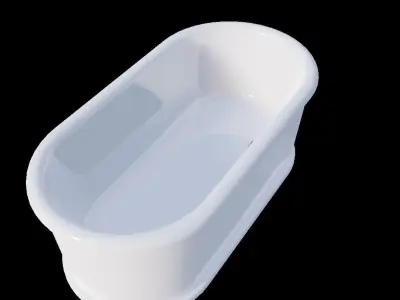 Burlington London Bathtub 3D model Low-poly 3D model