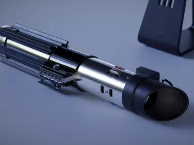 Darth Vader Empire Strikes Back Lightsaber 3D model