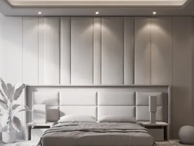 Master Bedroom Penthouse Interior 3D model