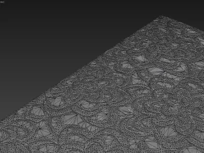 Carpet rug with pattern 3D model