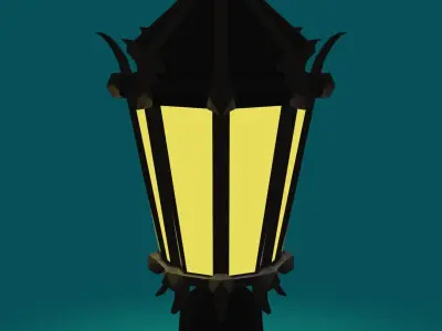 Big Lamp  Low-poly 3D model purchase