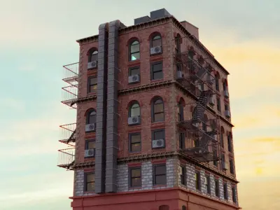 Brooklyn Inspired Building 3D model