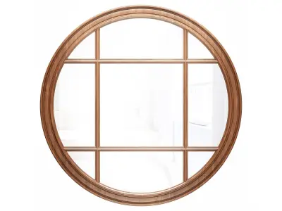Mirror in a wooden frame GZ-M1027 3D model