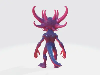 Alien creature 3D model