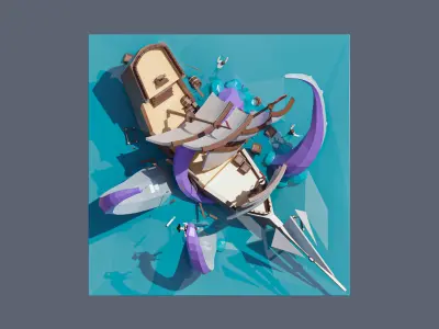 land 11A Low-poly 3D model