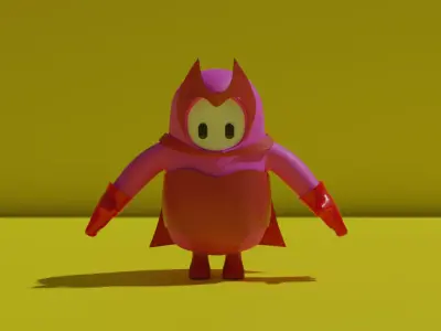 Fall Guy Wanda  3D model