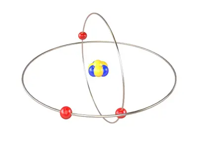 Lithium Chemical Element v2 002 Low-poly 3D model