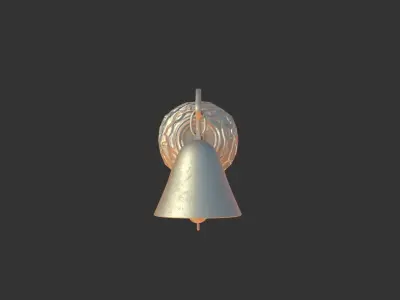 Door Bell Low-poly 3D model
