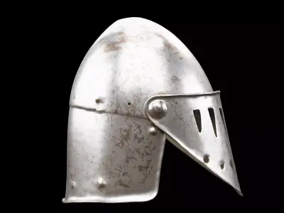 Visor Helmet Low-poly 3D model