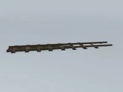 Eco Rail Narrow Gauge Old Steam Days Free 3D model
