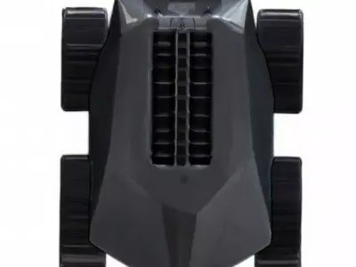 Futuristic Sci-Fi Tracked Rover Vehicle Low-poly 3D model