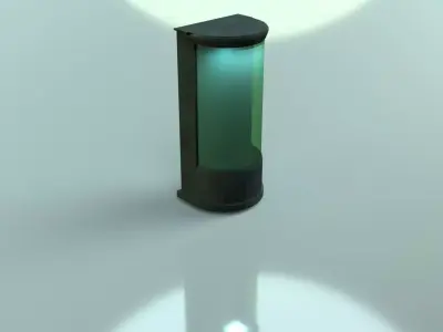 Cloning Vats Sci-fi Low-poly 3D model